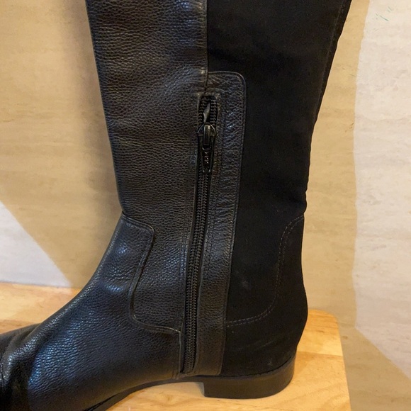 Antonio Melani Maurine Over The Knee Leather Socks Boots. - Picture 10 of 11